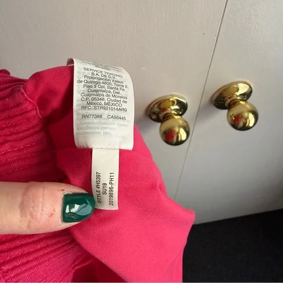 J. Crew Linen Cotton Scalloped Mini Skirt Pink Lined Women’s Size 2 - Picture 9 of 11